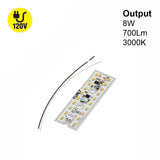4 inch Linear ZEGA LED Module LIN 04-008W-930-120-S3-Z1A , 120V 8W 3000K(Warm White), gekpower