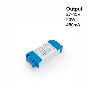 OTM-TD253100-450-20 Constant Current LED Driver, 450mA 27-45V 20W Dimmable, gekpower