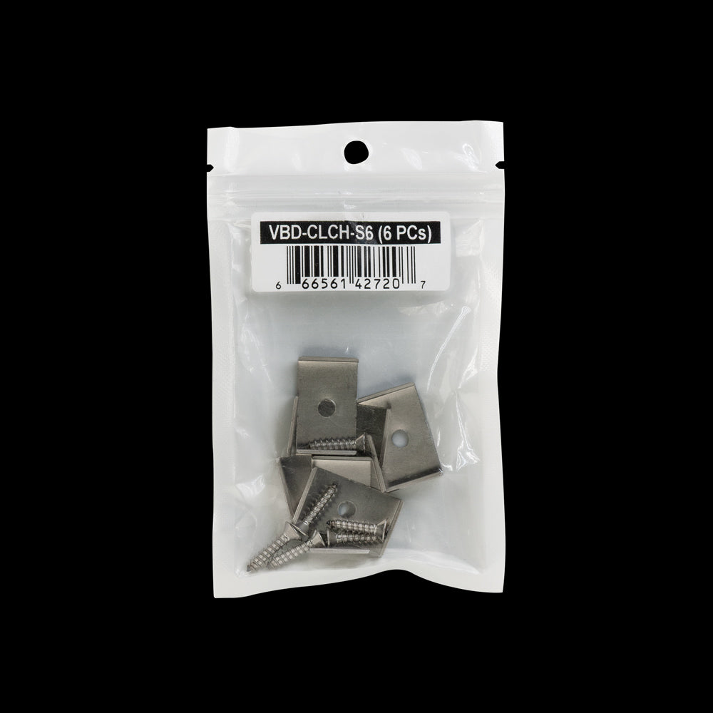 LED Channel Mounting Clips VBD-CLCH-S6