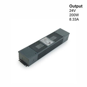 VBD-024-200DD Dali Dimmable Constant Voltage LED Driver, 24V 8.33A 200W - GekPower