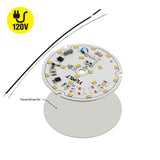 3 inch Round Disc ZEGA LED Module DIS 03-005W-930-120-S3-Z1A, 120V 5W 3000K(Warm White)