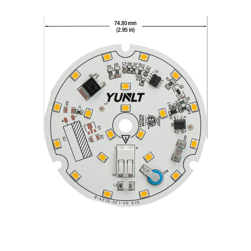 3 inch Round Disc ZEGA LED Module 120V 15W 3000K – GekPower