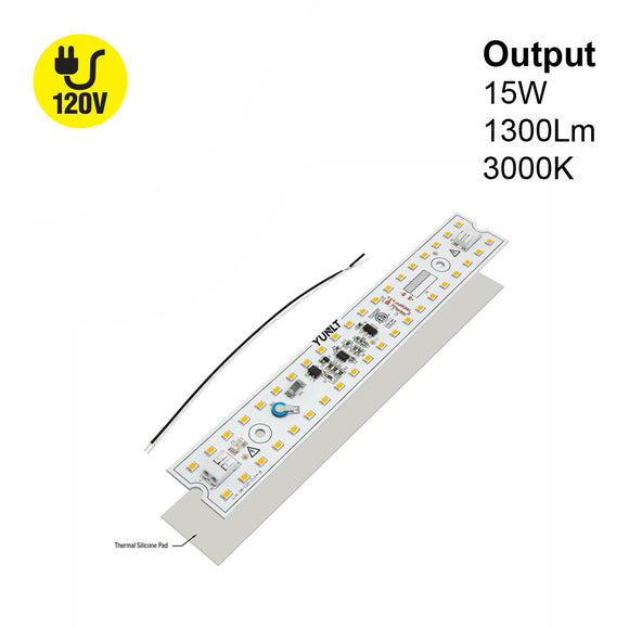 8 inch Linear ZEGA LED Module LIN 08-015W-930-120-S3-Z1B, 120V 15W 3000K(Warm White), gekpower