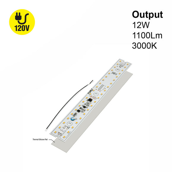10 inch Linear ZEGA LED Module LIN 10-012W-930-120-S3-Z1B, 120V 12W 3000K(Warm White), gekpower