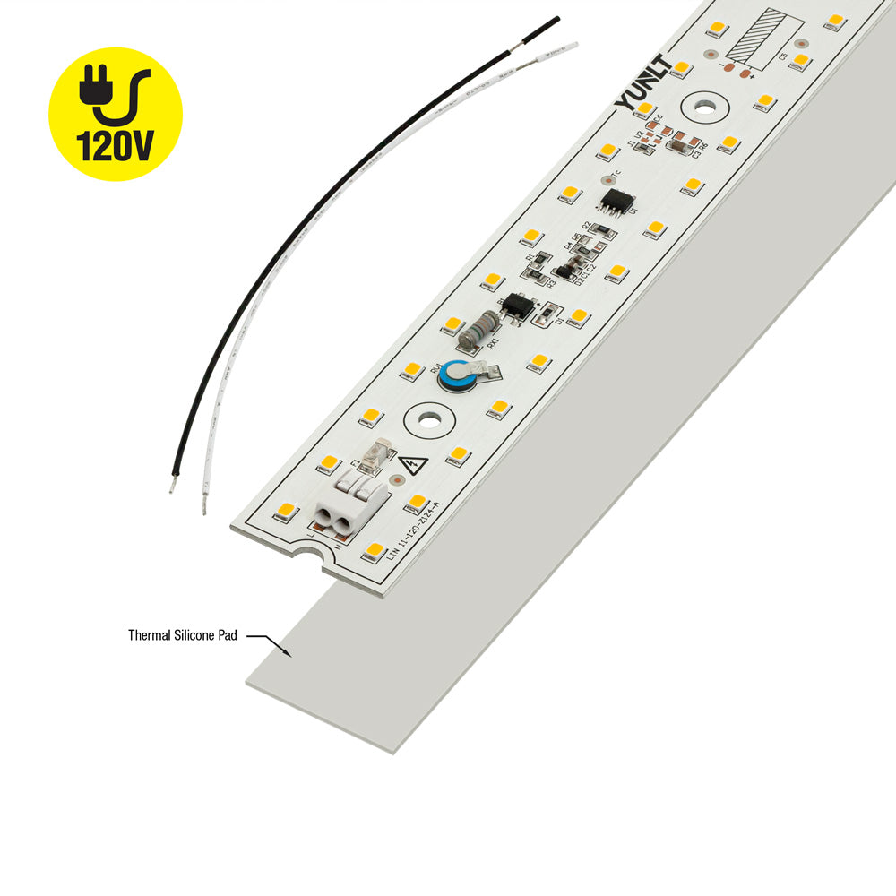 11 inch Linear ZEGA LED Module LIN 11-010W-930-120-S3-Z1A, 120V 10W 3000K(Warm White), gekpower