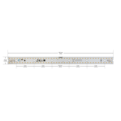 18 inch Linear ZEGA LED Module 120V 15W 3000K(Warm White), LIN 18-015W-930-120-S3-Z1B
