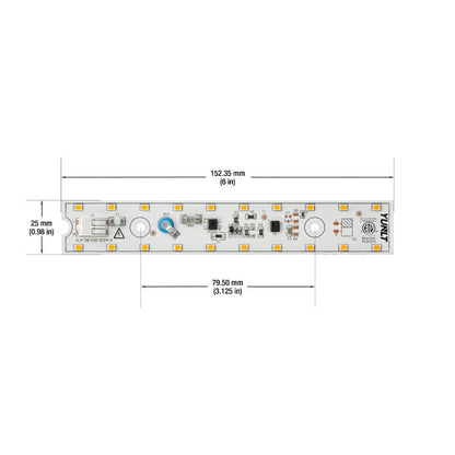 6 inch Slim ZEGA LED Module SLM 06-010W-930-120-S3-Z1A, 120V 10W 3000K(Warm White), gekpower