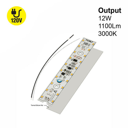 6 inch Slim ZEGA LED Module SLM 06-012W-930-120-S3-Z1B, 120V 12W 3000K(Warm White), gekpower