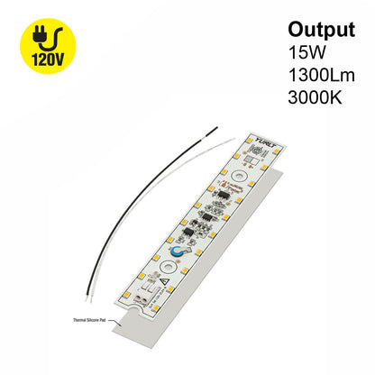 6 inch Slim ZEGA LED Module SLM 06-015W-930-120-S3-Z1B, 120V 15W 3000K(Warm White), gekpower