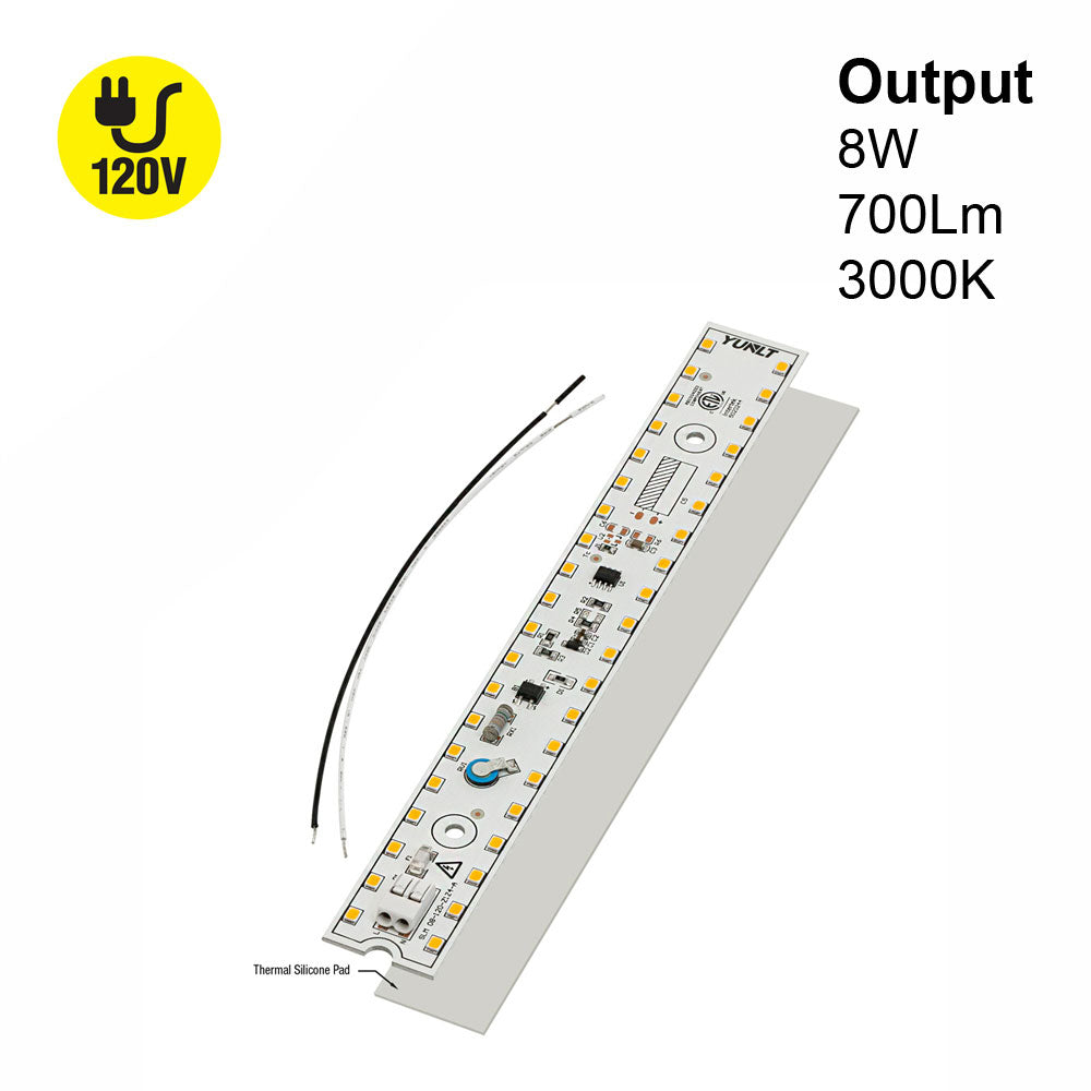 8 inch Slim ZEGA LED Module SLM 08-008W-930-120-S3-Z1A, 120V 8W 3000K(Warm White), gekpower