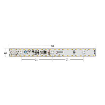 10 inch Slim ZEGA LED Module SLM 10-012W-930-120-S3-Z1B, 120V 12W 3000K(Warm White), gekpower