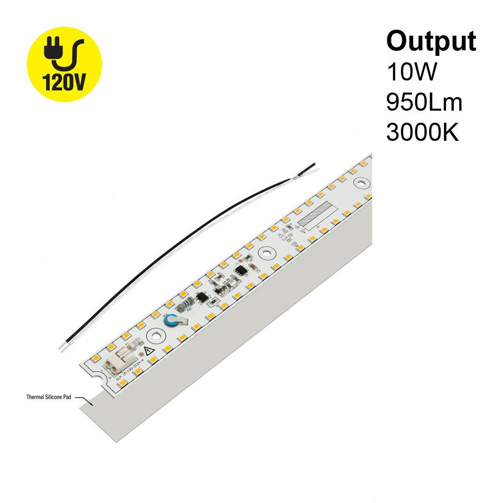 15 inch Slim ZEGA LED Module SLM 15-010W-930-120-S3-Z1A, 120V 10W 3000K(Warm White), gekpower