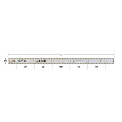18 inch Slim ZEGA LED Module SLM 18-015W-930-120-S3-Z1B, 120V 15W 3000K(Warm White), gekpower
