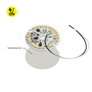 2 inch Round Disc ZEGA LED Module DIS 02-012W-930-120-S1-Z1B, 120V 12W 3000K(Warm White)