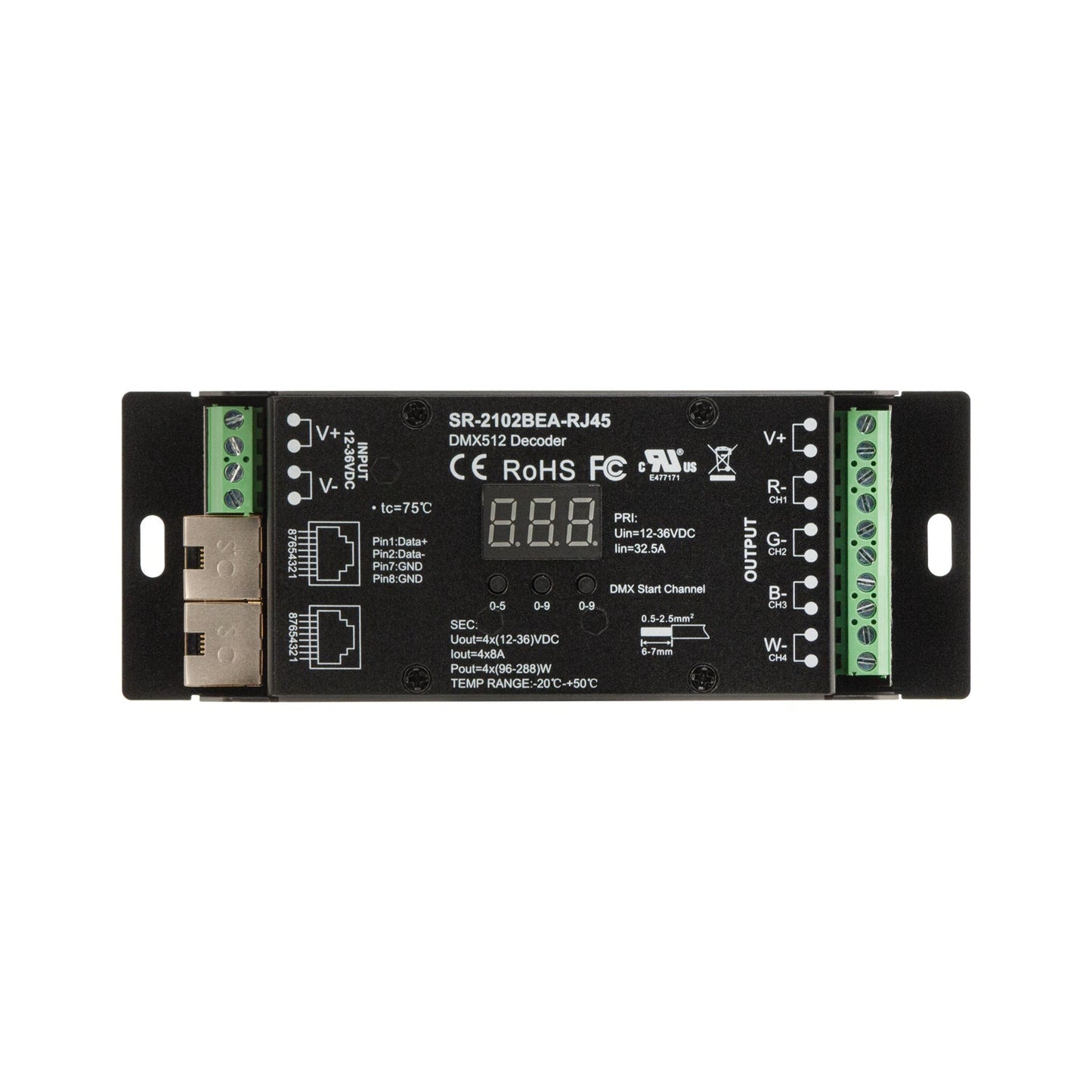 SR-2102BEA-RJ45 4CH DMX512 CV Driver