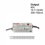 Constant Current Driver PUP20A-1WMC-700 Selectable, 100VAC-240VAC 350 to 700mA - GekPower