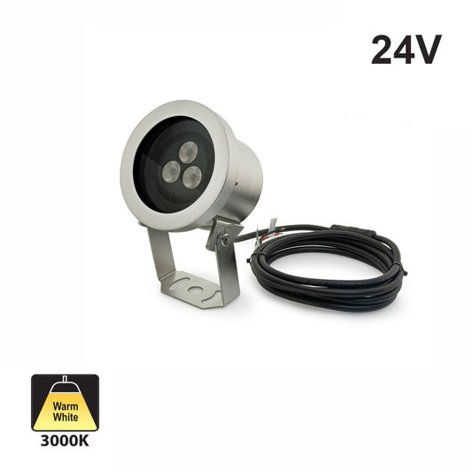 Underwater LED Spot Light 24V 21.5W 3000K, VBD-SUB-B-17-24V-3K