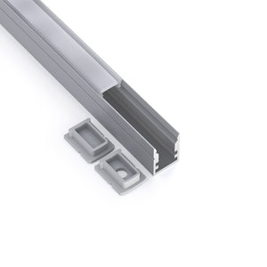 Narrow Profile Linear Aluminum Channel for LED Strips 1Meter(3.2ft) VBD-CH-S9, Gekpower