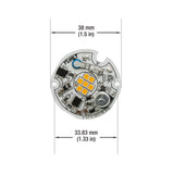 1.5 inch Round Disc ZEGA LED Module DIS 01-005W-930-120-S1-Z4A, 120V 5W 3000K(Warm White), gekpower