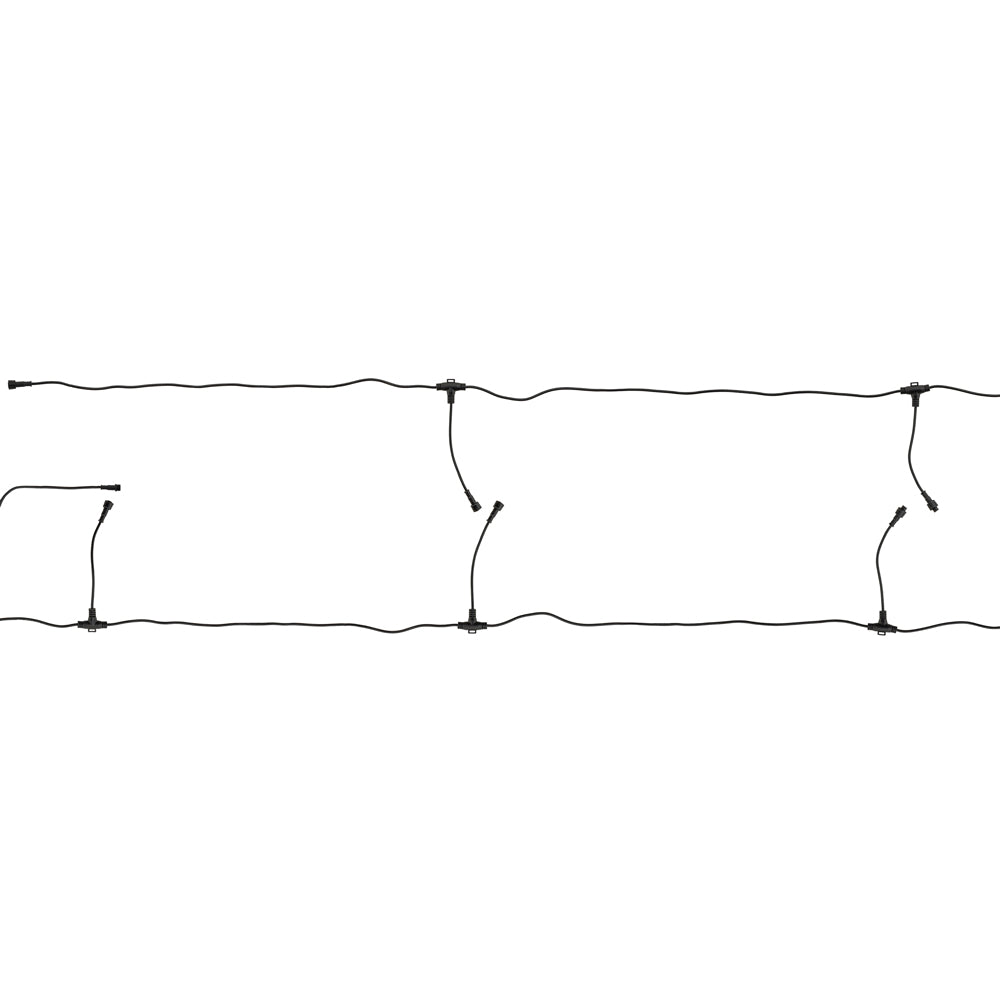 6 outputs waterproof T Connector Extension (1 male, 6 Female) for Pathway Light - gekpower