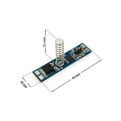 Touch sensor switch ON/OFF + dimming + memory function