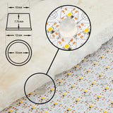 Flexible LED Light Sheet for behind Stone and Glass, 24V 24W 3000K (Warm White) - gekpower