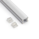 Waterproof Aluminum Extrusion for LED Strips, 1Meters (3.2ft) VBD-CH-S4WP, Gekpower