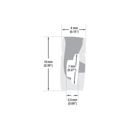 White Silicone Flexible LED Neon channel VBD-N0410-SD-W