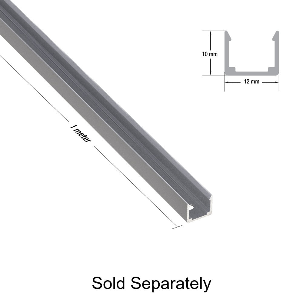 White Silicon Flexible LED Neon channel VBD-N1010-SF-W, 1m (3.2ft) - gekpower