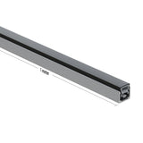 Black Silicone Flexible LED Neon channel VBD-N1010-SF-B, per foot(30.5cm) SURFACE Mount