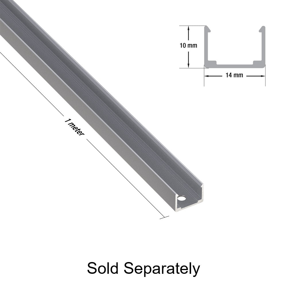 White Silicon Flexible LED Neon channel VBD-N1212-SF-W, 1m (3.2ft) - gekpower