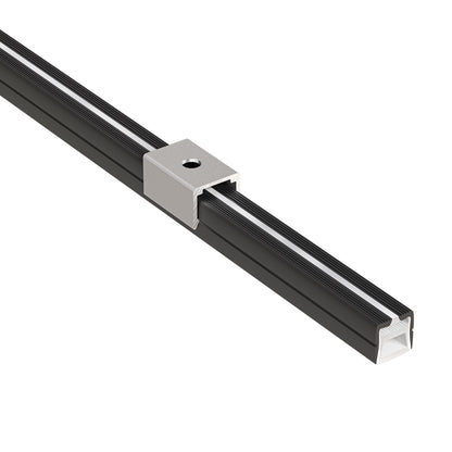 Black Silicon Flexible LED Neon channel VBD-N1212-SF-B, 1m (3.2ft) - gekpower