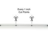 5M(16.4ft) LED Neon light Strip VBD-N0606-3000-SF-W, 24V 2.5w/ft 3000K(Warm White)