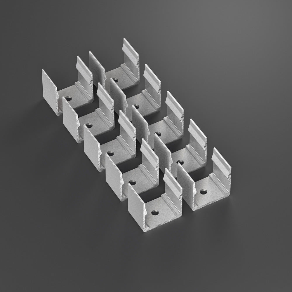 Neon LED Channel Mounting Clips VBD-CLN2020-MC - gekpower