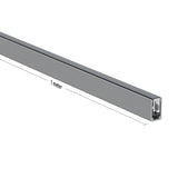 Black Silicon Flexible LED Neon channel VBD-N0612-SD-B, 1m (3.2ft)
