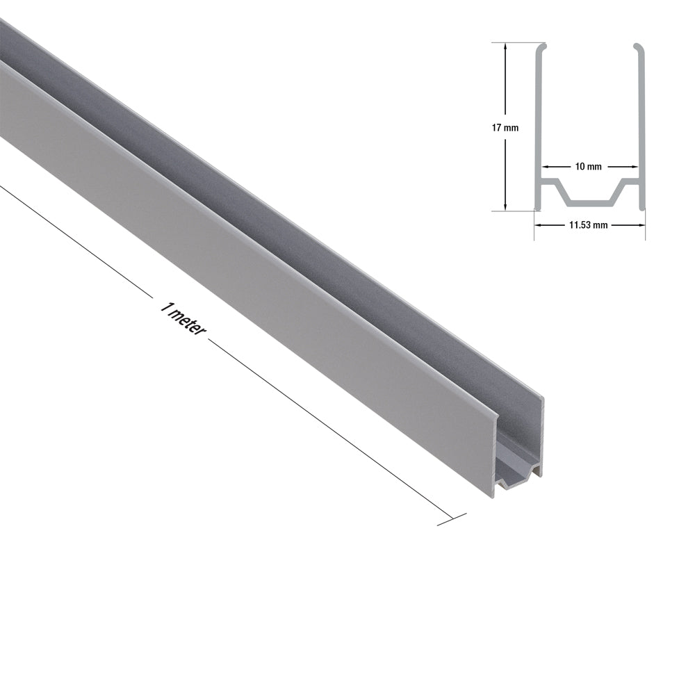 1Meter (3.2ft) LED neon mounting linear holder VBD-CLN1018-LI