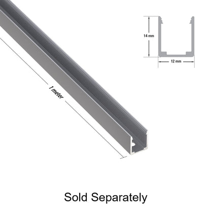 White Silicon Flexible LED Neon channel VBD-N1018-SD-W, 1m (3.2ft) - gekpower