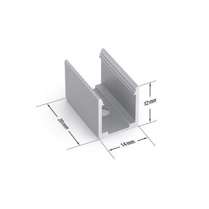 Neon LED Channel Mounting Clips VBD-CLN1018-MC - gekpower