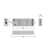 5-24VDC WiFi & RF RGB/RGBW SPI LED Controller WT-SPI (Tuya App), gekpower
