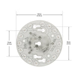 4.7 inch Round Disc LED Module DIS TR12016-T , 120V 16W 3000K(Warm White), gekpower