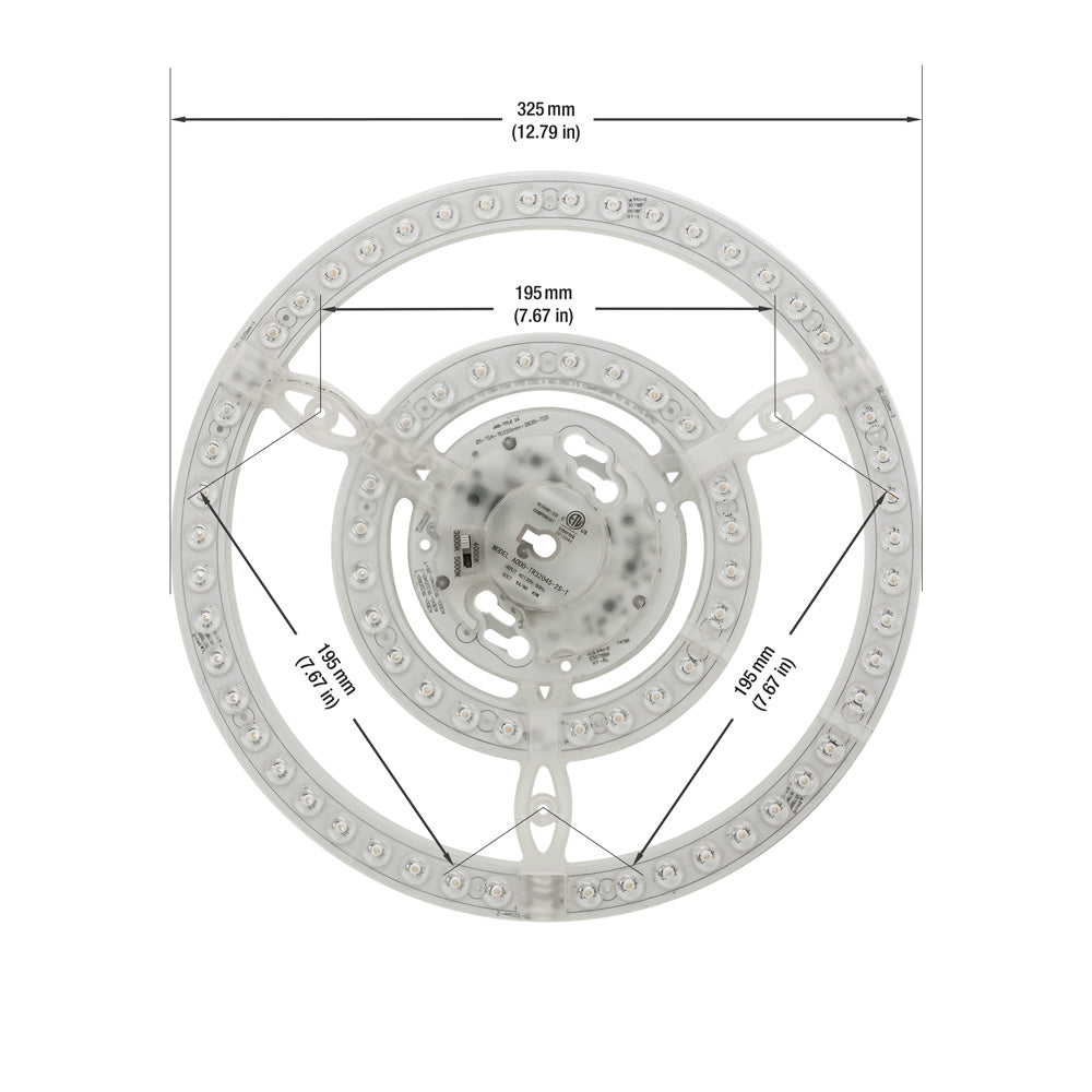 12.6 inch Round Disc LED Module TR32045-2S-T, 120V 45W