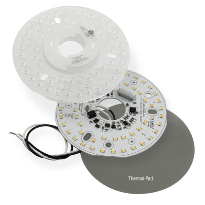 4.9 inch Round Disc LED Module TR12520-2S-T, 120V 20W 3CCT(3K, 4K, 5K), gekpower