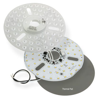 6.3 inch Round Disc LED Module TR16020-T, 120V 20W 3CCT(3K, 4K, 5K), gekpower