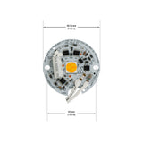 2 inch Round Disc LED Module TR05016-COB, 120V 16W 5CCT(2.7K, 3K, 3.5K, 4K, 5K), gekpower