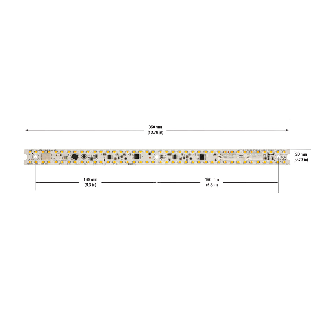 13.8 inch Linear LED Module TL35040, 120V 40W 3000K(Warm White), gekpower