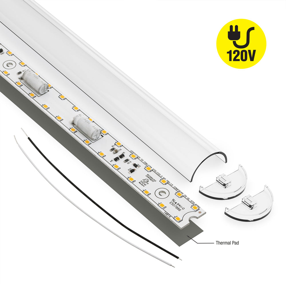 22 inch Linear LED Module TL55840, 120V 40W 3000K(Warm White), gekpower