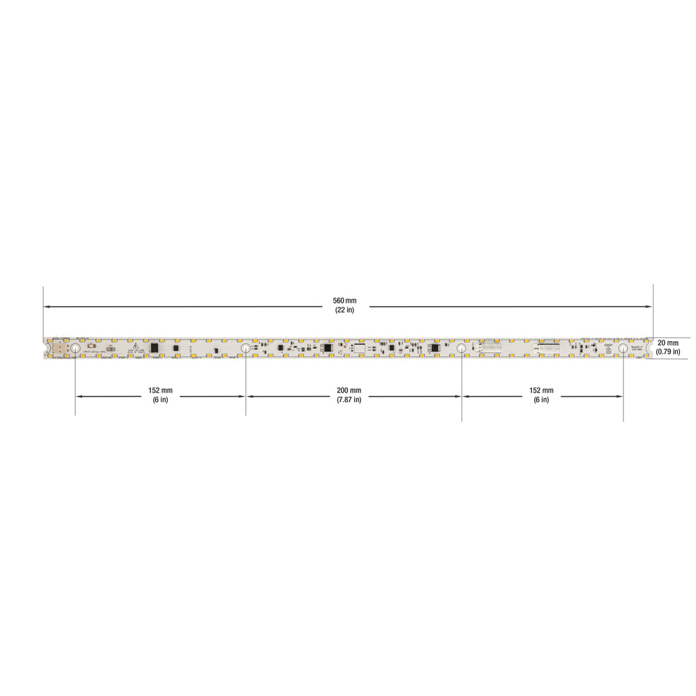 22 inch Linear LED Module TL55840, 120V 40W 3000K(Warm White), gekpower