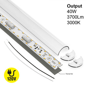 22 inch Linear LED Module TL55840, 120V 40W 3000K(Warm White), gekpower
