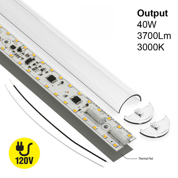 22 inch Linear LED Module TL56025, 120V 40W 3000K(Warm White), gekpower