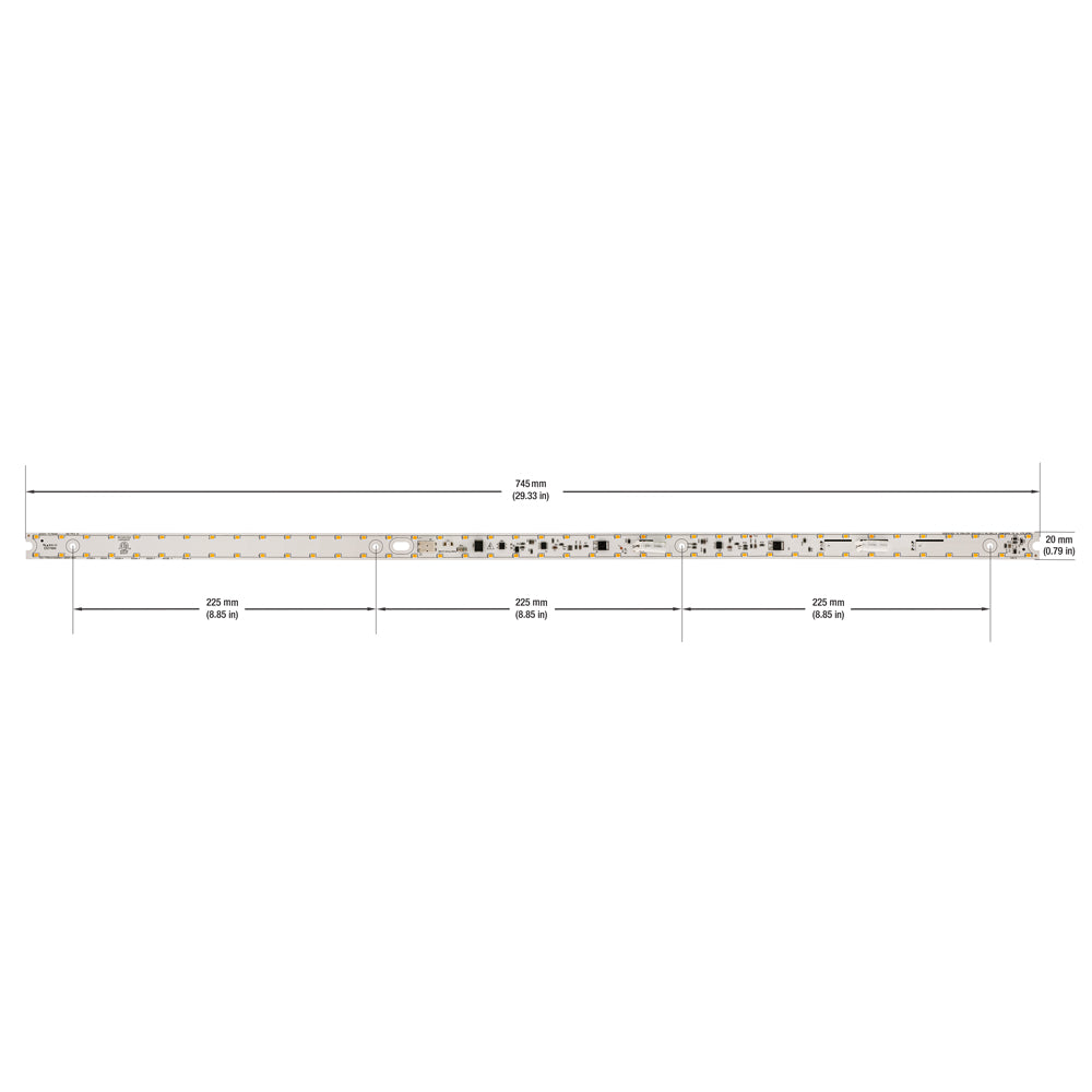 29.4 inch Linear LED Module TL75040, 120V 40W 3000K(Warm White), gekpower